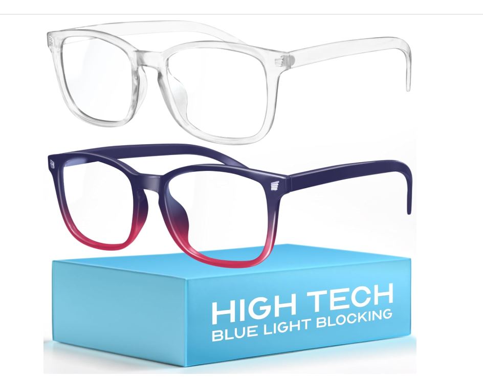 High Tech Blue Light Glasses-Screen Fatigue & UV Protection
